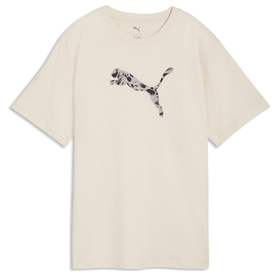 Puma Γυναικεία κοντομάνικη μπλούζα Essentials Graphics Animal Relaxed Tee